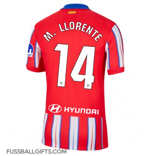 Atletico Madrid Marcos Llorente #14 Fußballbekleidung Heimtrikot 2024-25 Kurzarm